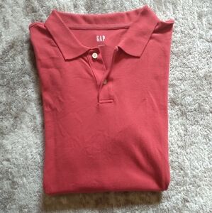 GAP Classic cotton stretch polo Men's size Large Red